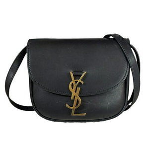 Saint Laurent Kaia Shoulder Bag Leather Black